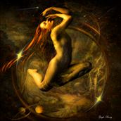 paradise moon artistic nude artwork by artist gayle berry