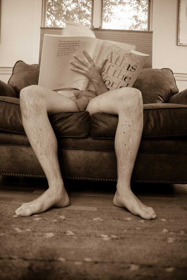part of Reading series Artistic Nude Artwork by Artist Zaftig Ribaldry