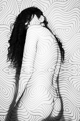 patterns repeating light artistic nude photo by model arainan