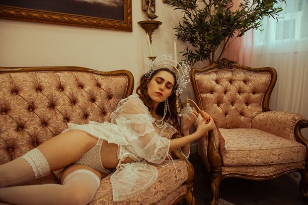 pearl lingerie photo by model jayde on film