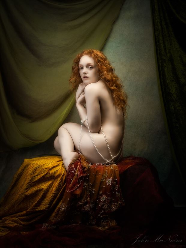 pearlescent artistic nude photo by photographer john mcnairn