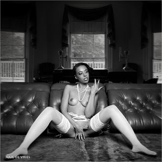 pearls artistic nude photo by model sabamodel