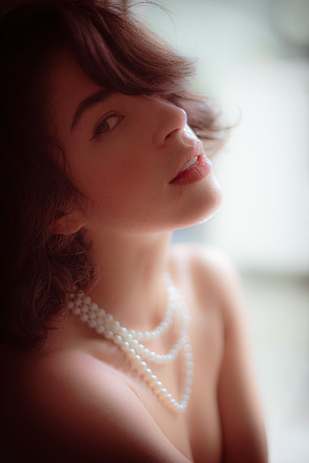 pearls artistic nude photo by photographer exhibitphotopdx