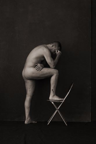 pensando selfportrait artistic nude photo by photographer gustavo combariza