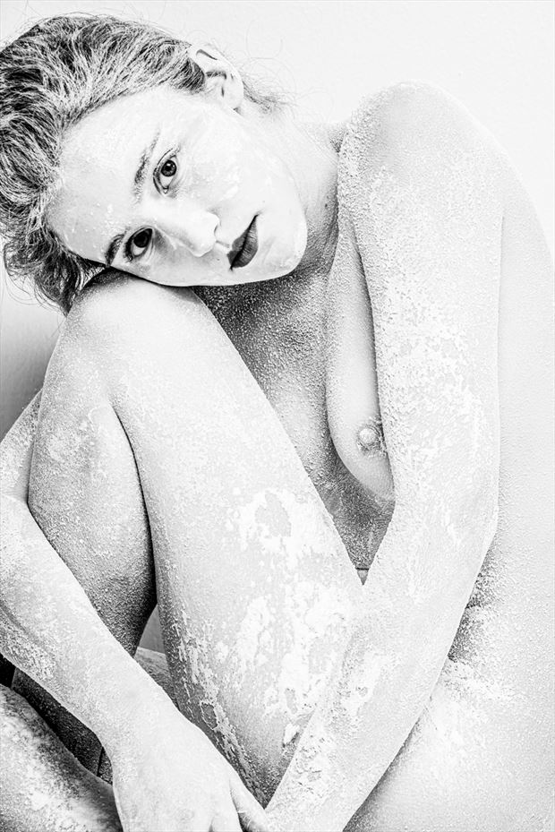 perks of being pale artistic nude photo by model ahna green