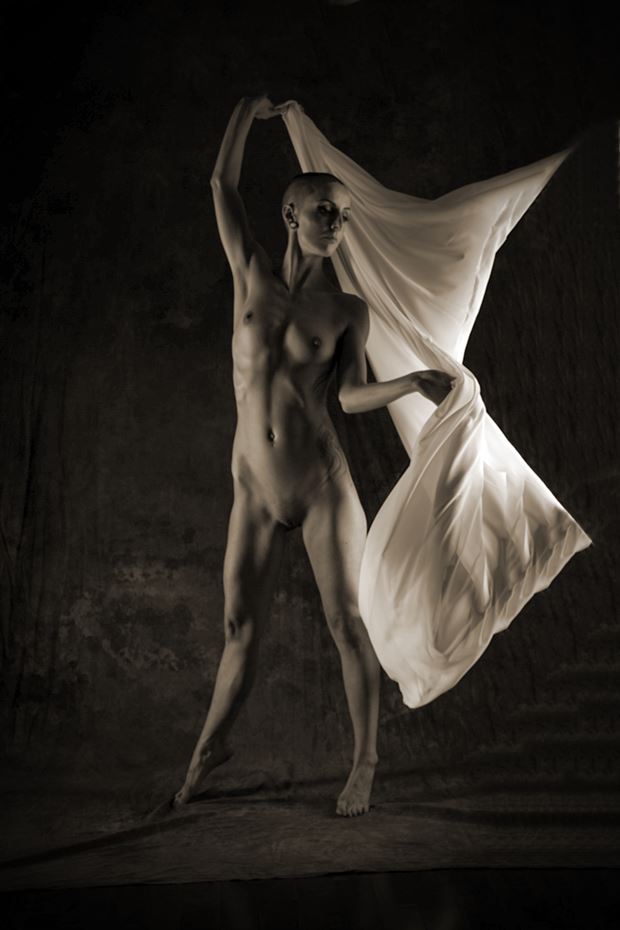 physique and fabric artistic nude photo by photographer dorola visual artist