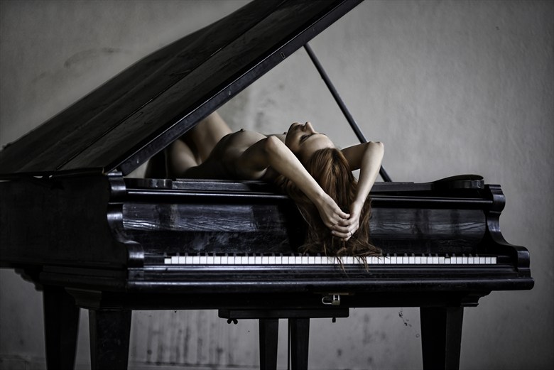 piano lessons Artistic Nude Photo by Artist inglelandi