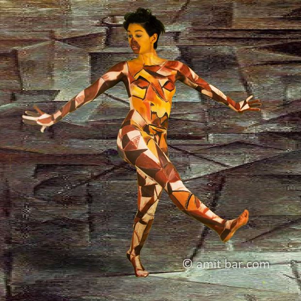 picasso i body painting artwork by photographer bodypainter