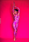 pink paint body painting photo by model chantelledigbymodel 