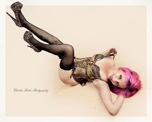 pinup lingerie photo by model zushkabiros