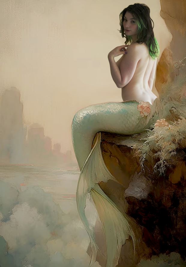 pixie mermaid fantasy photo by artist jasper