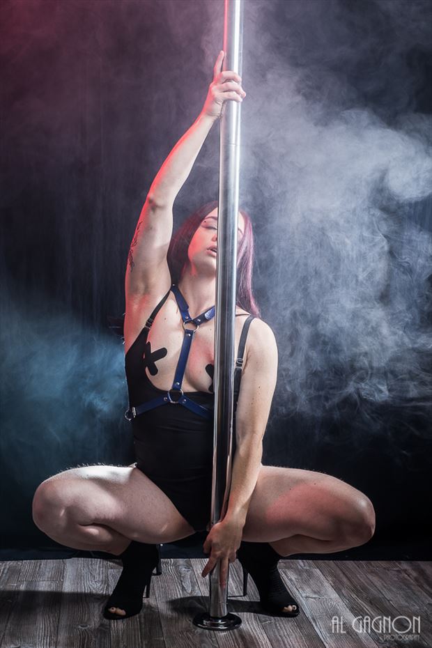 pole dancer erotic photo by photographer al gagnon