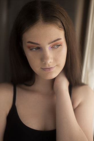 portrait of a teen girl fashion artwork by photographer vassili