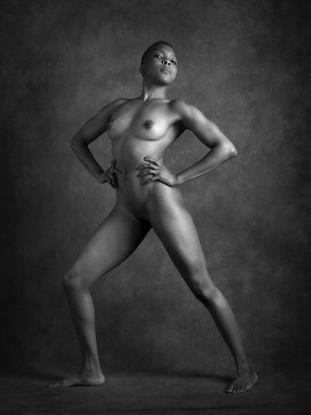 power pose artistic nude photo by photographer garygeezerphotoart
