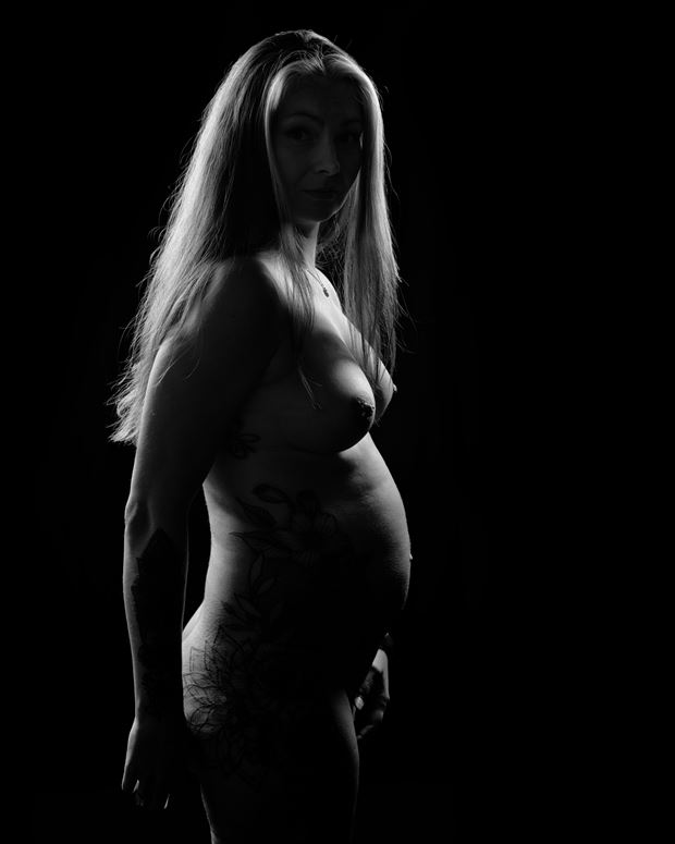 pregnant 5 artistic nude photo by photographer jan karel kok