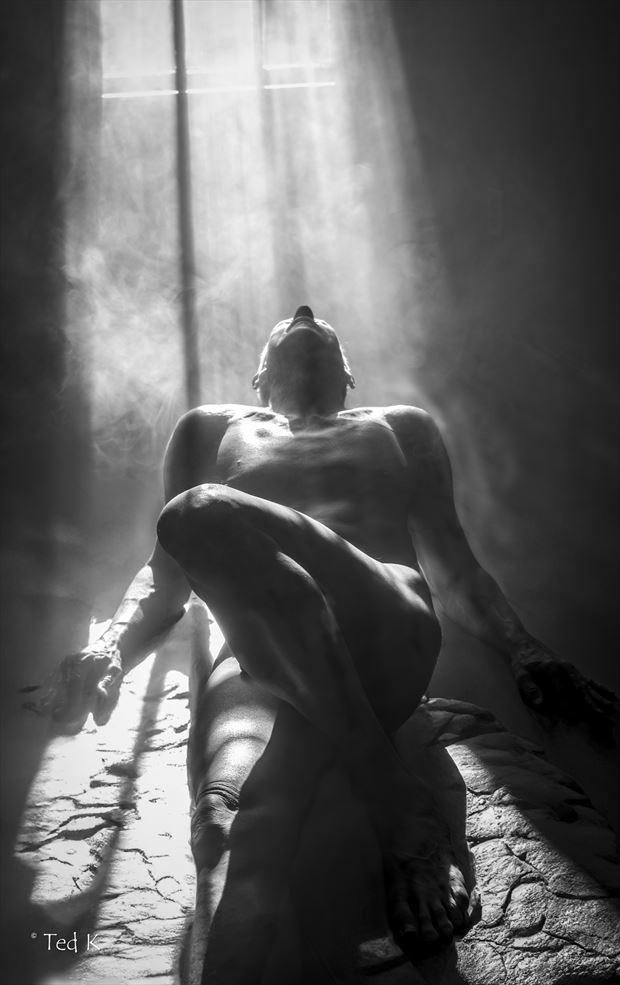prisoner chiaroscuro photo by artist artfitnessmodel