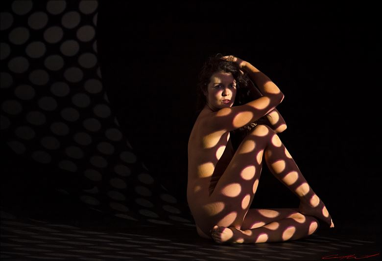 projection art artistic nude photo by model jessa ray muse