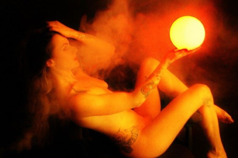 protector of the orb artistic nude photo by photographer evoleye arts