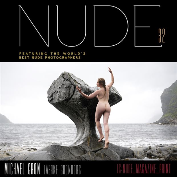 published in nude magazine artistic nude photo by photographer mick gron