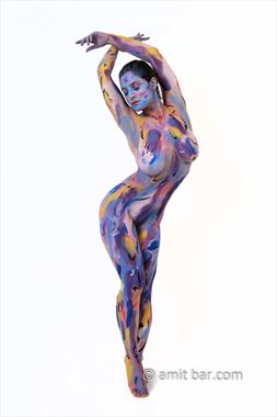 purple pris vi sensual artwork by photographer bodypainter