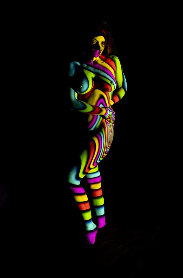 rainbow nude artistic nude artwork by photographer paul archer