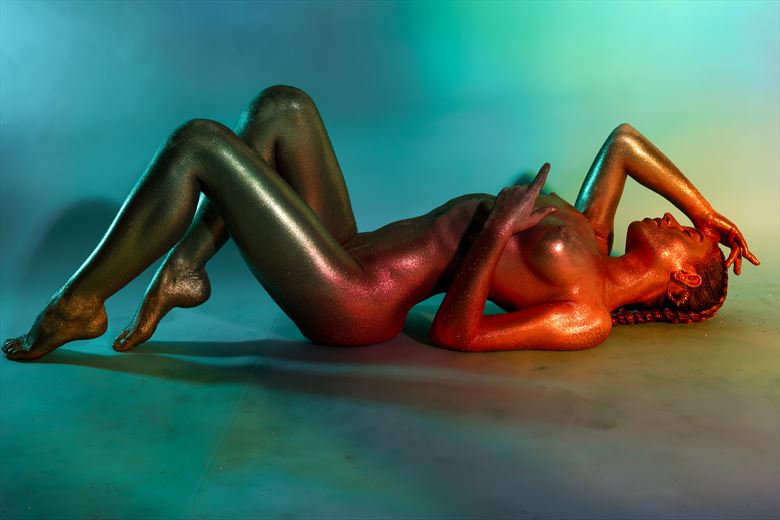 rainbow realms artistic nude artwork by model kisa hues