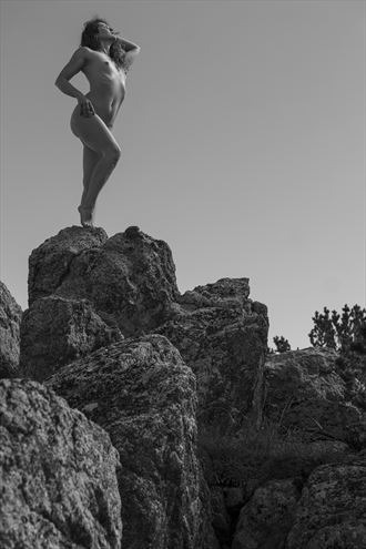 reach for the sky artistic nude photo by model jessa ray muse