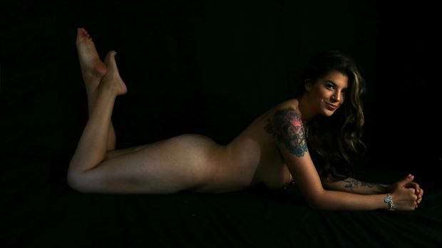 reclining nude artistic nude photo by photographer comet photos