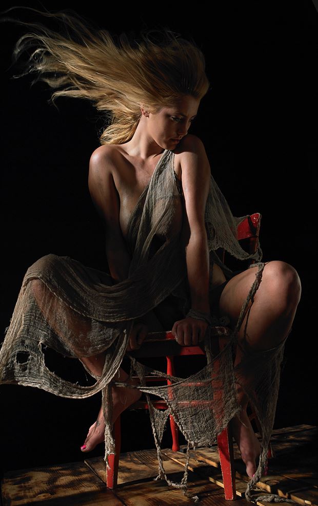 red chair wind erotic photo by photographer glenn grainger