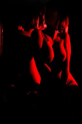 red light artistic nude photo by photographer juan rhodes