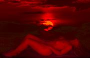 red moon lady fantasy photo by photographer andre