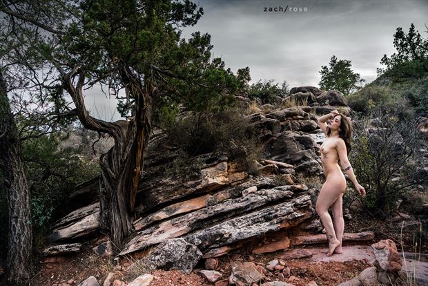 red rock artistic nude photo by photographer zach rose