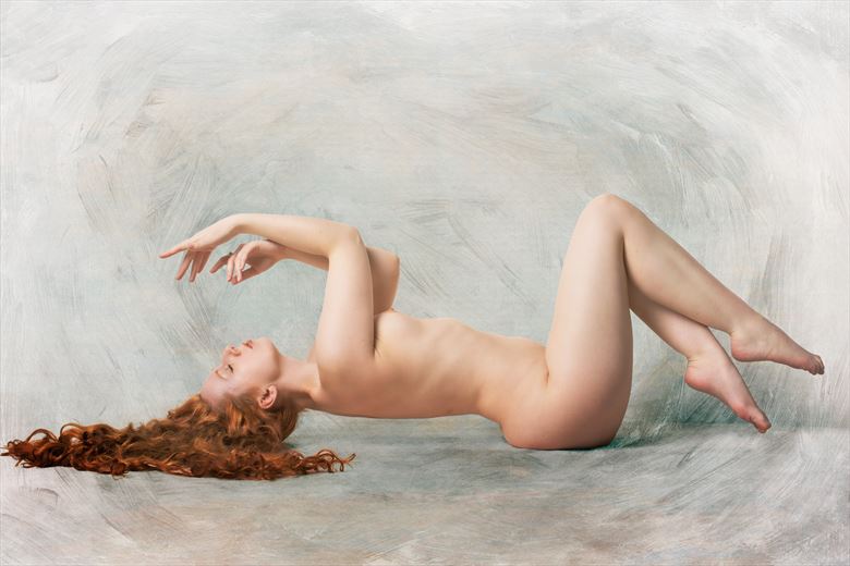 redhead artistic nude artwork by photographer fischer fine art