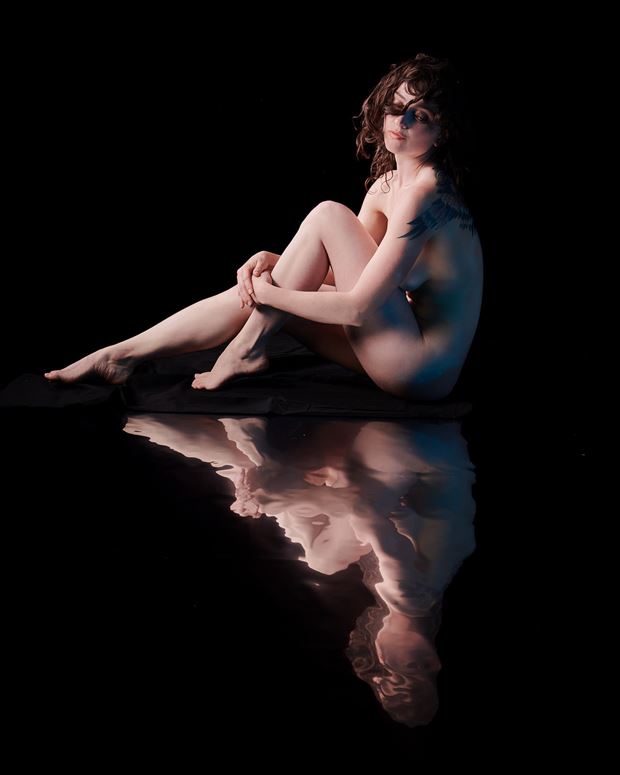 reflections of rose 1 artistic nude photo by photographer jefflamarche