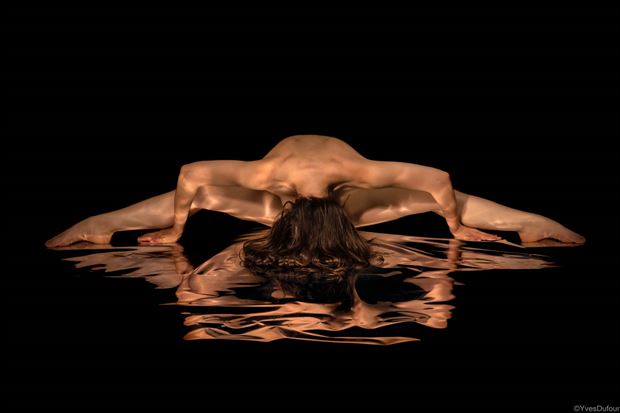 reflet model lana koz artistic nude photo by photographer yves dufour