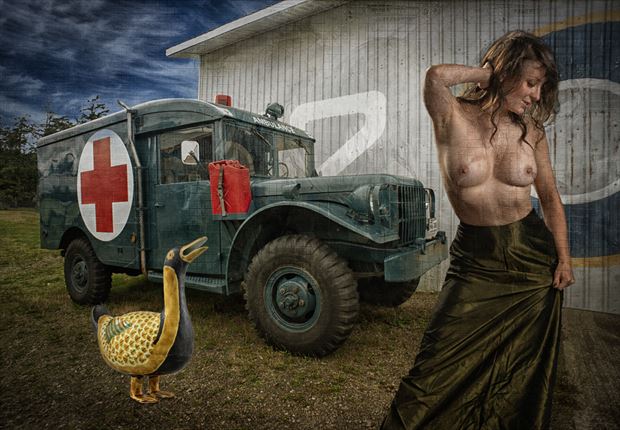 regretting the golden goose artistic nude photo by photographer tom gore