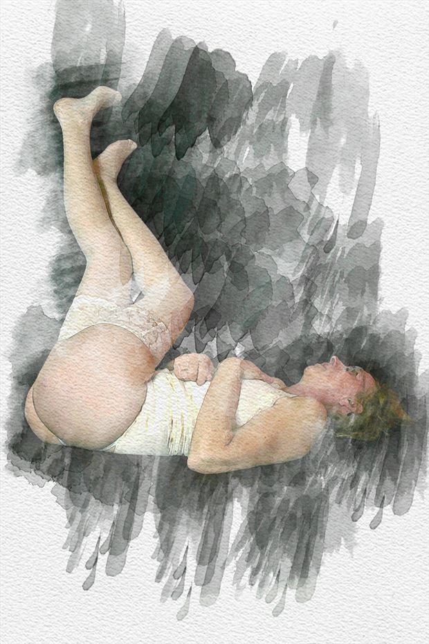relaxed erotic artwork by artist derbuettner