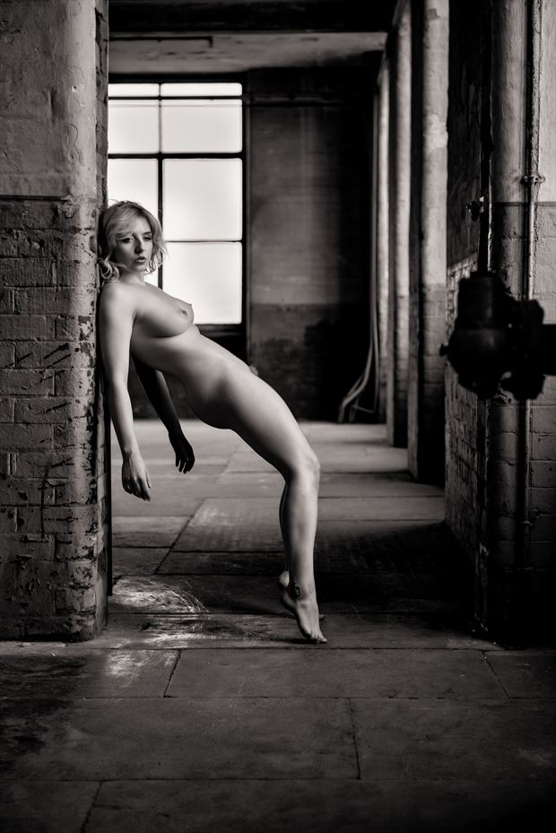 relaxing in the doorway artistic nude photo by photographer neilh