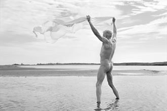 release to the wind artistic nude photo by model living canvas