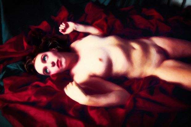 renaissance artistic nude artwork by model rae randall