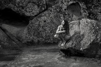 reverie among the rocks artistic nude photo by photographer randy lagana