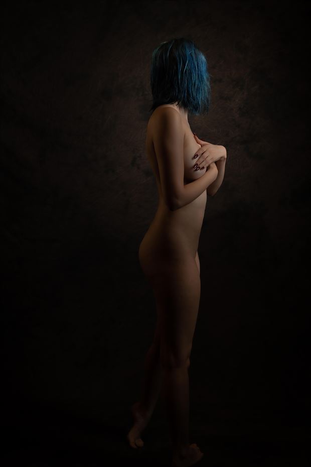 rhapsody in blue artistic nude photo by photographer thatzkatz