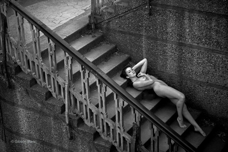richmond bridge surrey artistic nude photo by photographer gibson