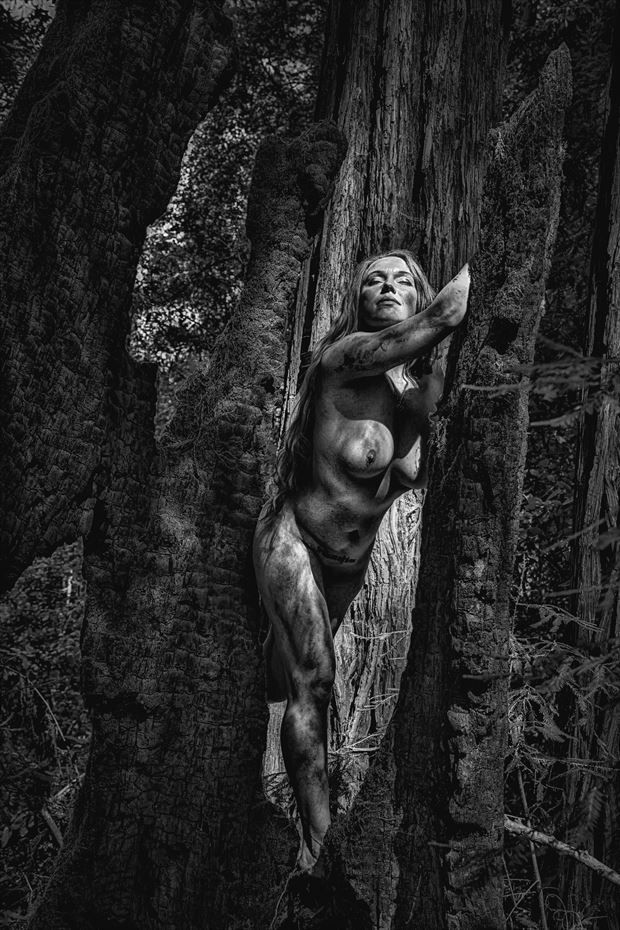 rising from the ashes artistic nude photo by photographer philip turner