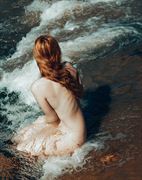 river and copper artistic nude photo by model astrid kallsen