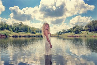 river goddess lingerie photo by artist saint robert