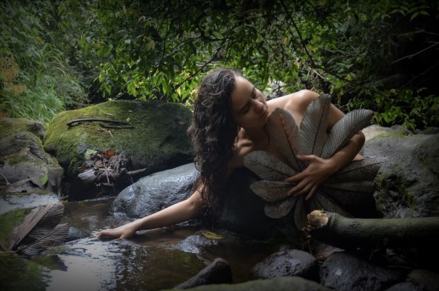 river implied nude photo by artist julian monge najera
