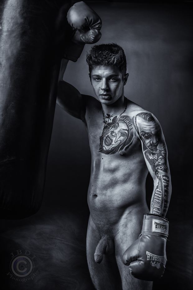 robert naked boxer b and w artistic nude photo by photographer jbdi