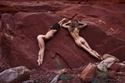rock art x2 artistic nude photo by photographer deekay images