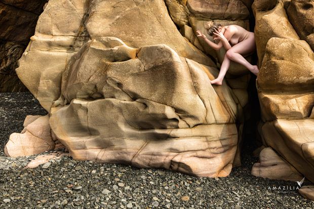 rock crevice nude artistic nude photo by photographer amazilia photography